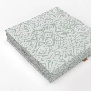 Bodenkissen Boho Ikat salbei grün