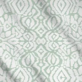 Meterware Boho Ikat salbei grün