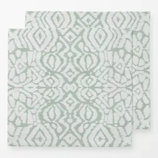 Servietten Boho Ikat salbei grün