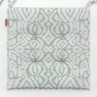 Sitzkissen Boho Ikat salbei grün