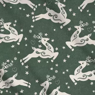 Meterware Scandi Folk Rentieren III