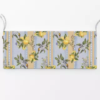 Bankauflage Provence lemons and stripes 2