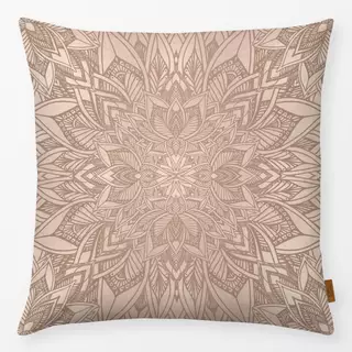Kissen Blush Art Deco Mandala