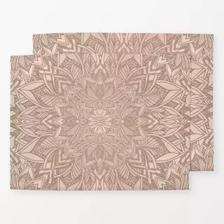 Tischset Blush Art Deco Mandala