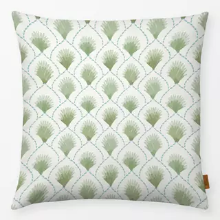 Kissen Vintage Scallops Aquarell 2