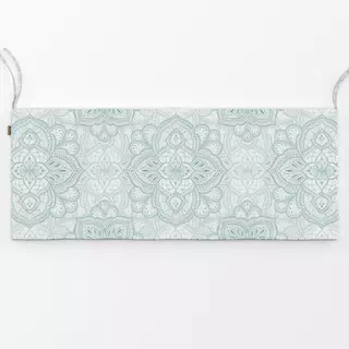 Bankauflage Mediterrane Boho Aquarellblum