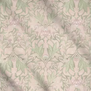 Meterware William Morris Blumen blush