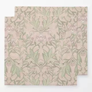 Servietten William Morris Blumen blush