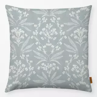 Kissen Cottage Damast Blumenkranz II