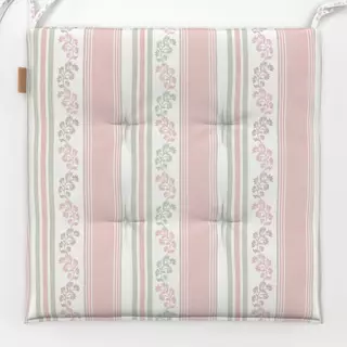 Sitzkissen Vintage stripes sage pink