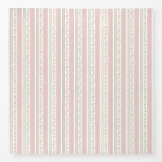 Tischdecke Vintage stripes sage pink