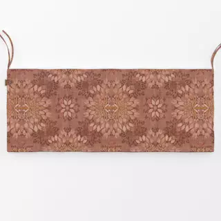 Bankauflage Vintage Boho Herbstblumen
