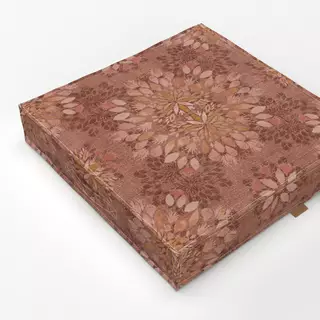 Bodenkissen Vintage Boho Herbstblumen