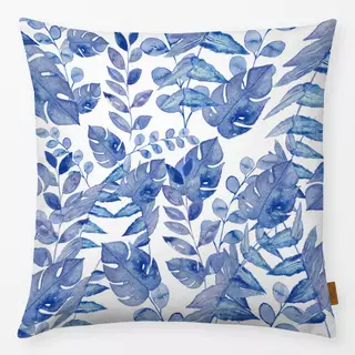 Kissen Blue botanical jungle