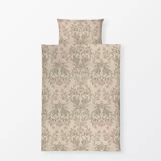 Bettwäsche Rustic Floral damask beige