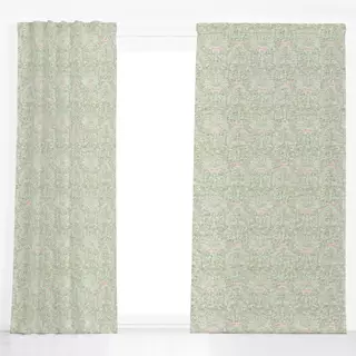 Dekovorhang William Morris blumen turkis