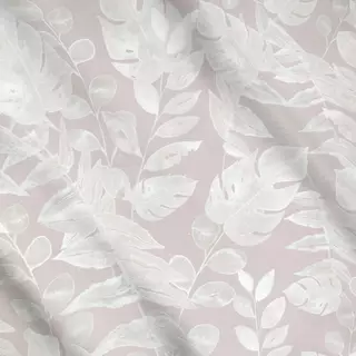 Meterware Beige leaves pattern