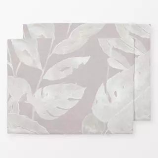 Tischset Beige leaves pattern