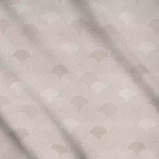 Meterware Beige Abstract Bögen