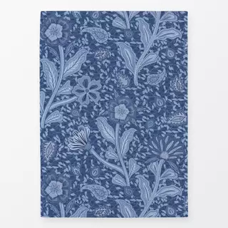 Geschirrtücher Chinoiseries Blumenwiese blau