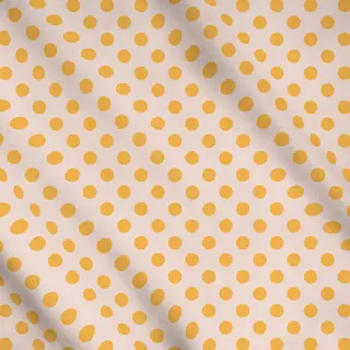 Meterware Orange Punkte