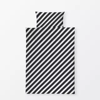 Bettwäsche Candystripes Black and White
