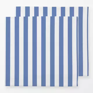 Servietten Streifen Himmelblau