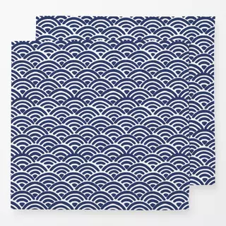 Servietten Japanese Waves Weiss