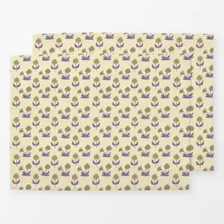 Tischset yellow flowers