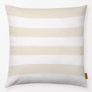 Kissen Breite Streifen Beige
