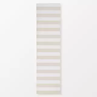 Tischläufer Breite Streifen Beige