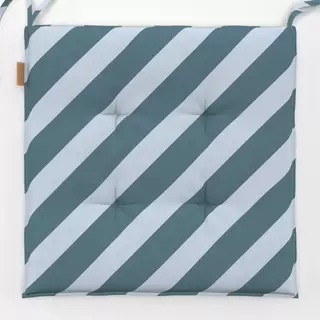 Sitzkissen Candystripes Petrol