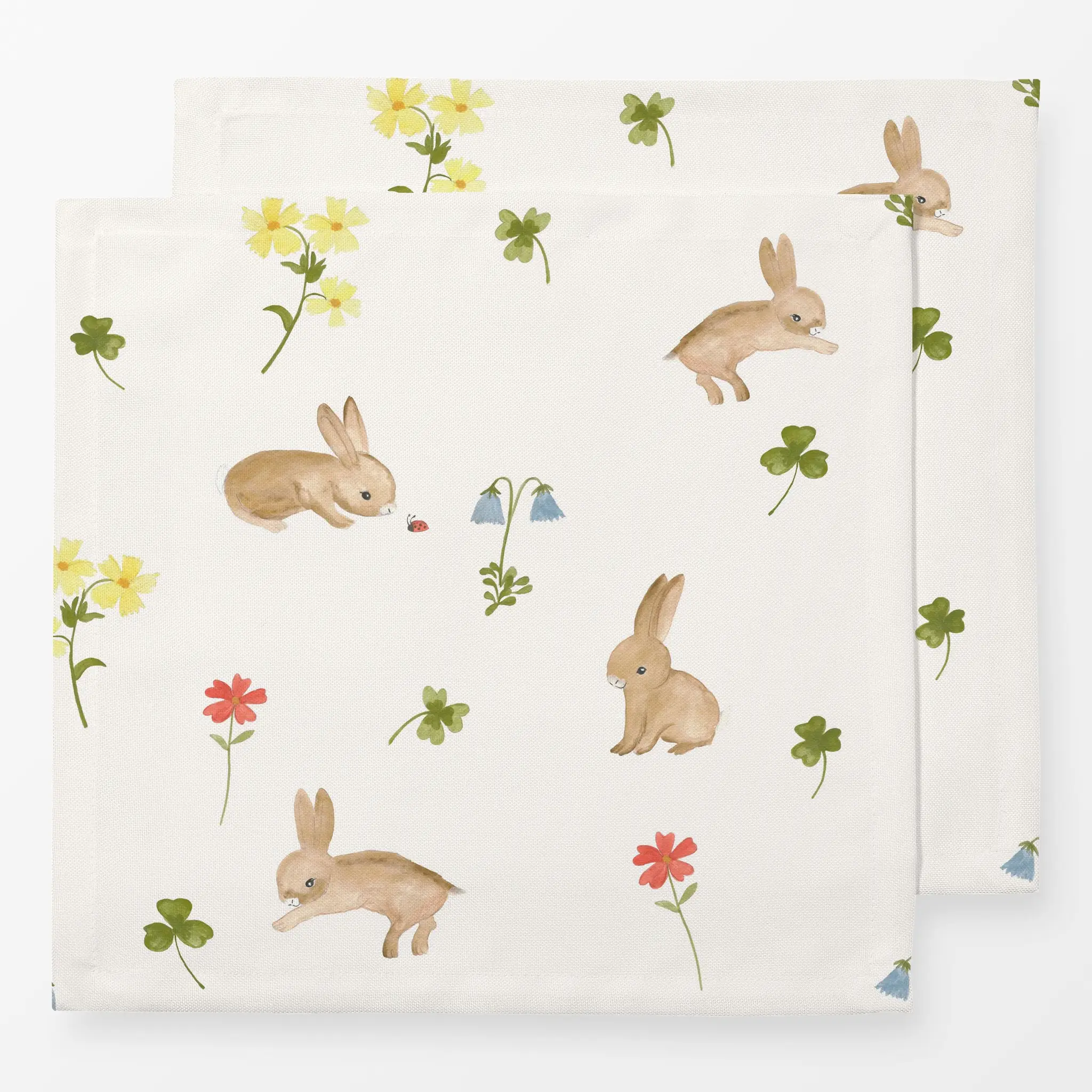 Servietten Rabbit Springtime - Frühling, Kinderzimmer & Motive für Kinder, Ostern - von „Anna Petersen"