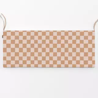 Bankauflage Checkerboard Rosa