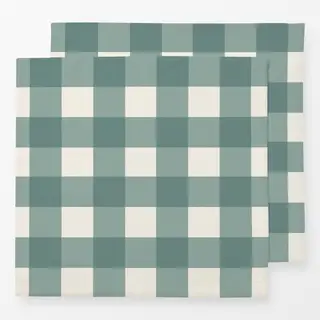 Servietten Gingham Transformative Teal