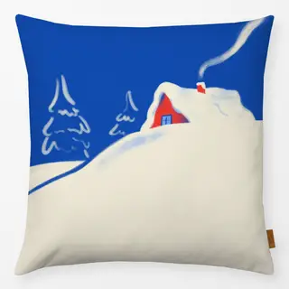 Kissen Schneehütte