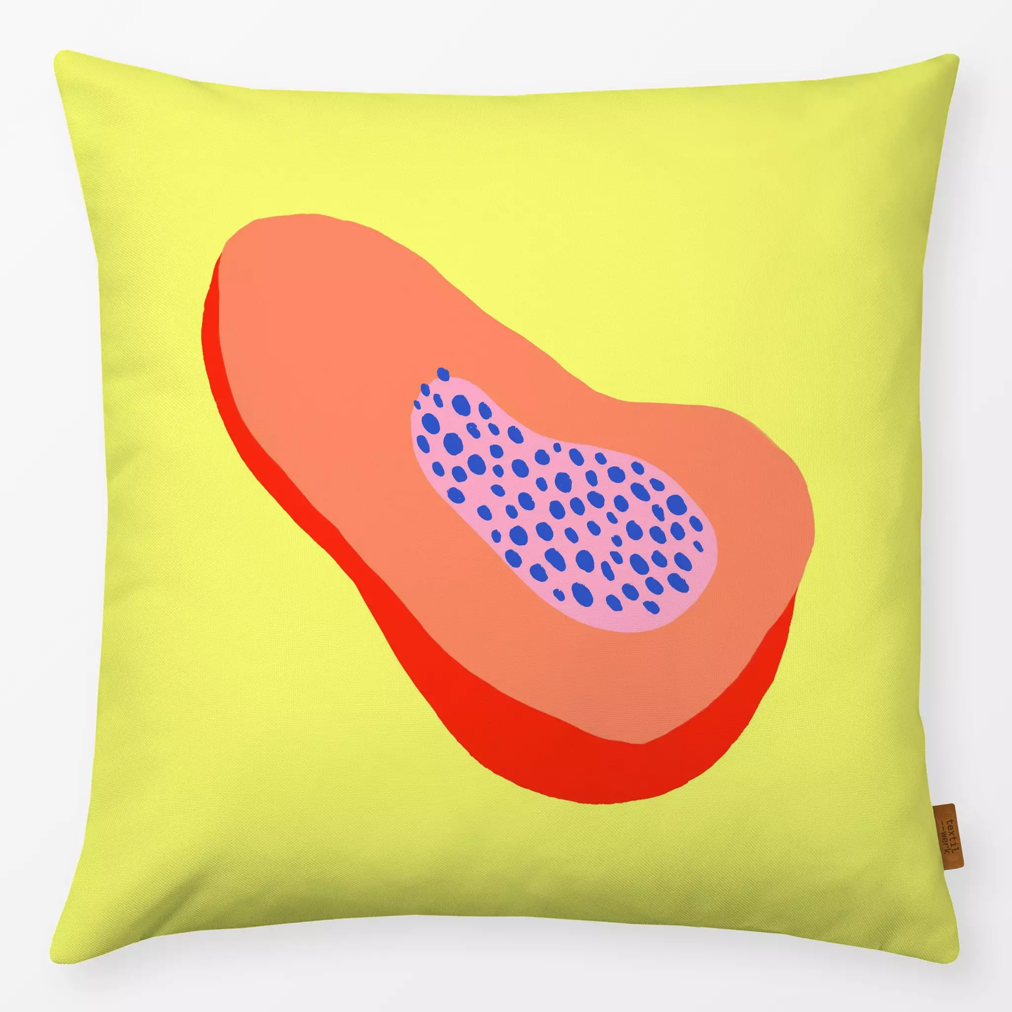 Kissen Kissen Papaya yellow
