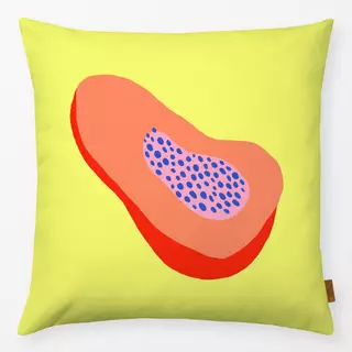 Kissen Papaya yellow