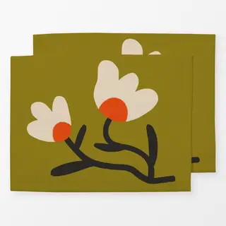 Tischset Abstract Flower