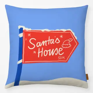 Kissen Santas House