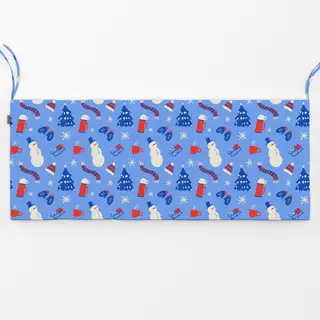 Bankauflage Blau