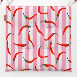 Sitzkissen Chili Stripes