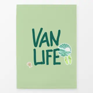 Geschirrtücher Van Life Grün