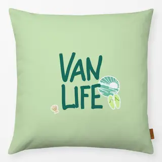 Kissen Van Life Grün