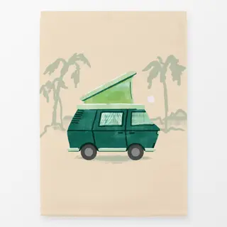 Geschirrtücher Campingbus Beige