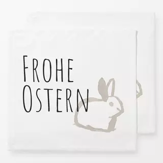 Servietten Frohe Ostern Hase