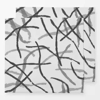 Servietten Loose Stripes BW
