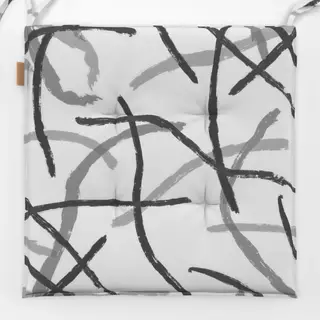 Sitzkissen Loose Stripes BW