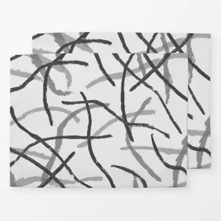 Tischset Loose Stripes BW