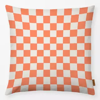 Kissen Checks Orange